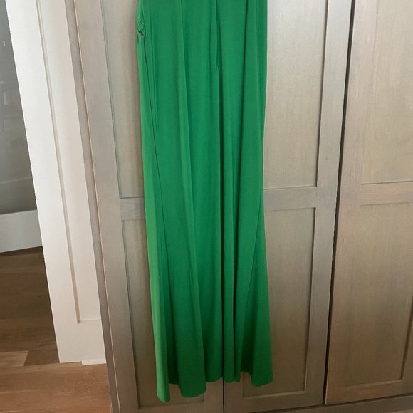 Green Strapless Formal Dress - Picture 4 of 7